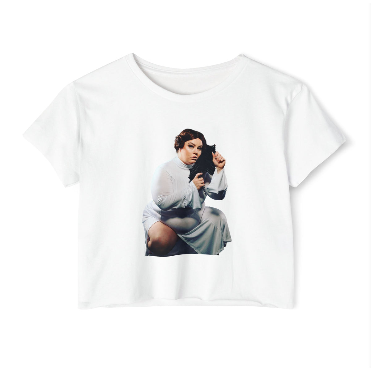 Princess Platinum Collector's Limited Edition Women's Festival Crop Top - Fun & Stylish Graphic Tee for Summer Events