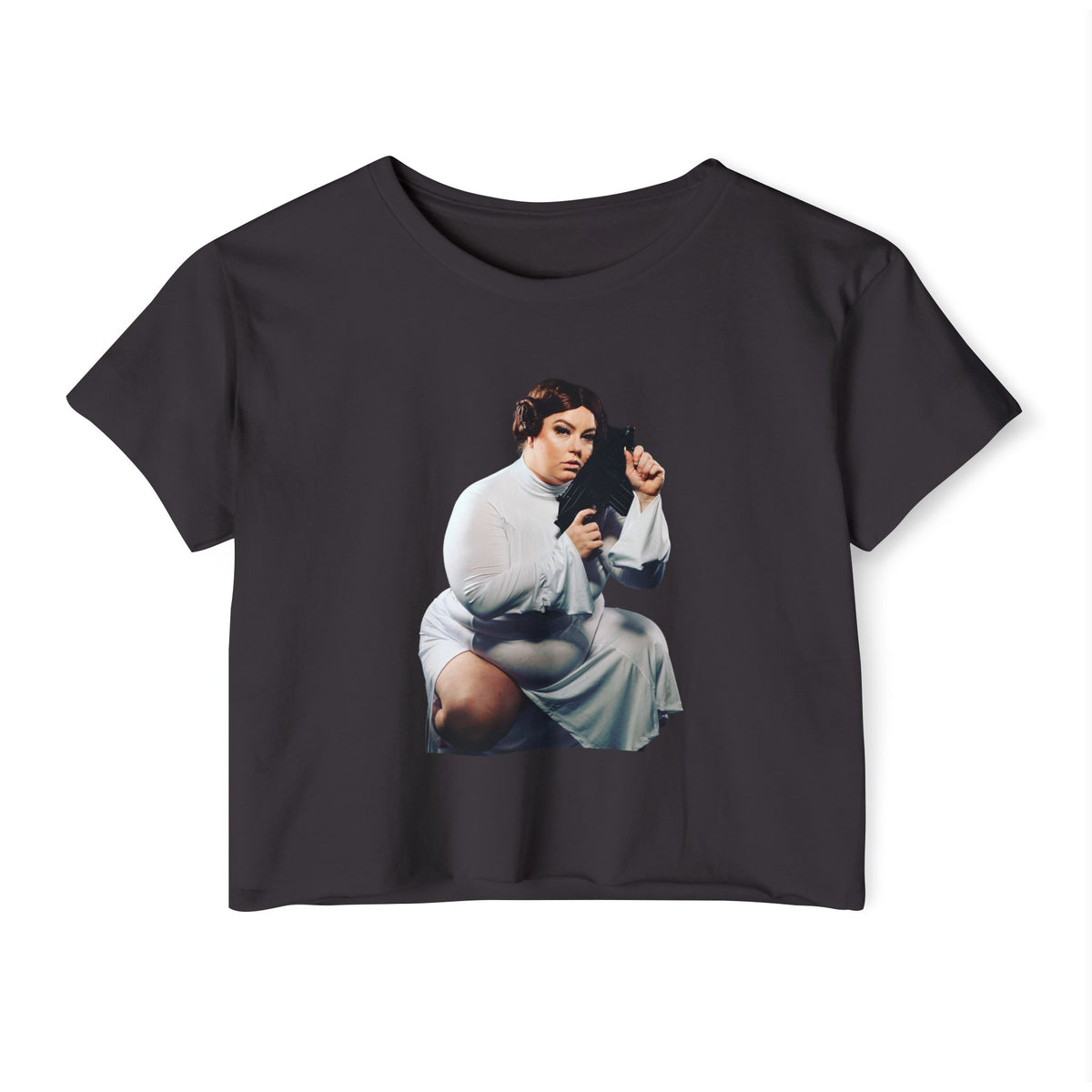 Princess Platinum Collector's Limited Edition Women's Festival Crop Top - Fun & Stylish Graphic Tee for Summer Events