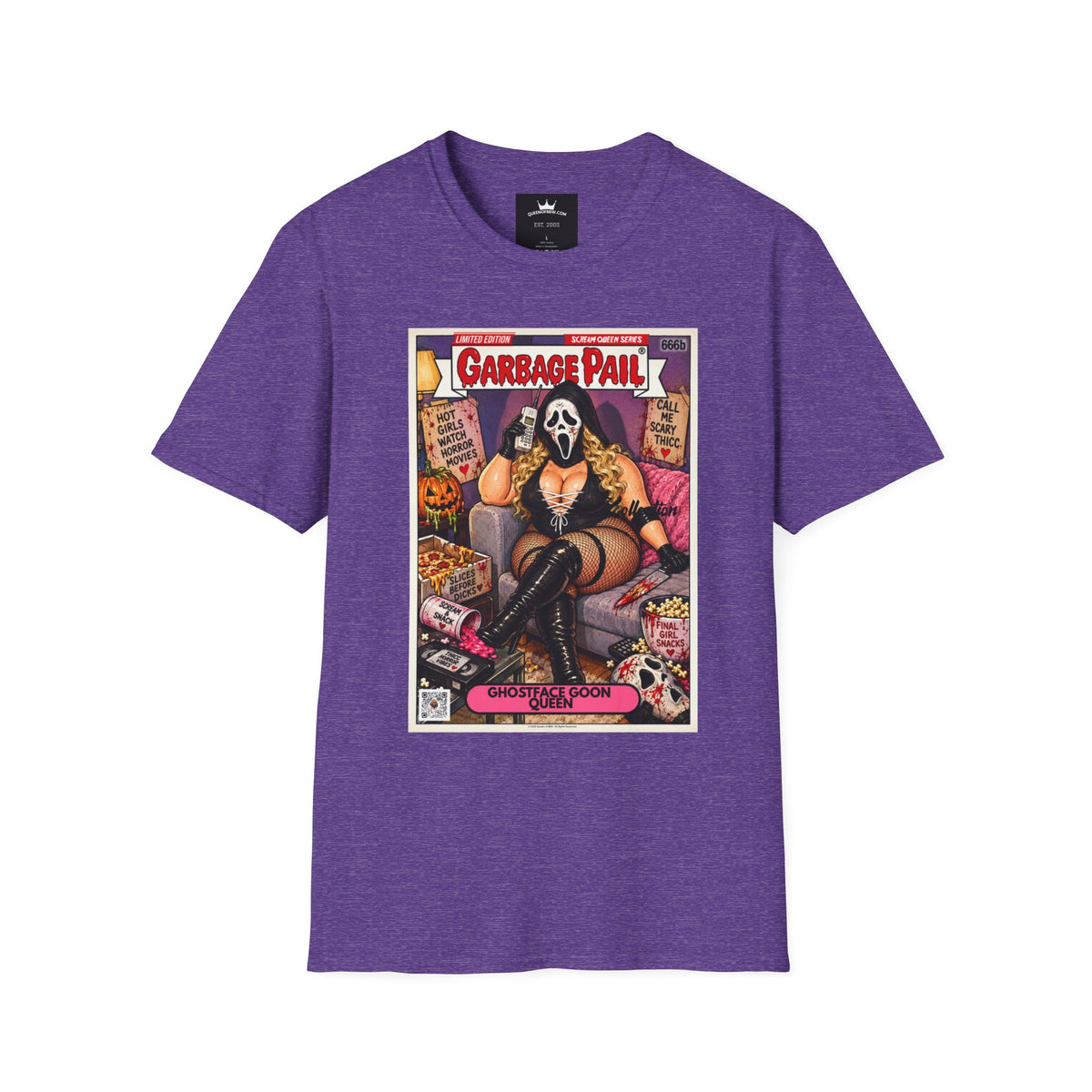 😱 Ghostface Goon Queen Scream Queen Slasher Series Garbage Pail Kollection Limited Edition Collector’s Cotton Graphic Unisex Tee
