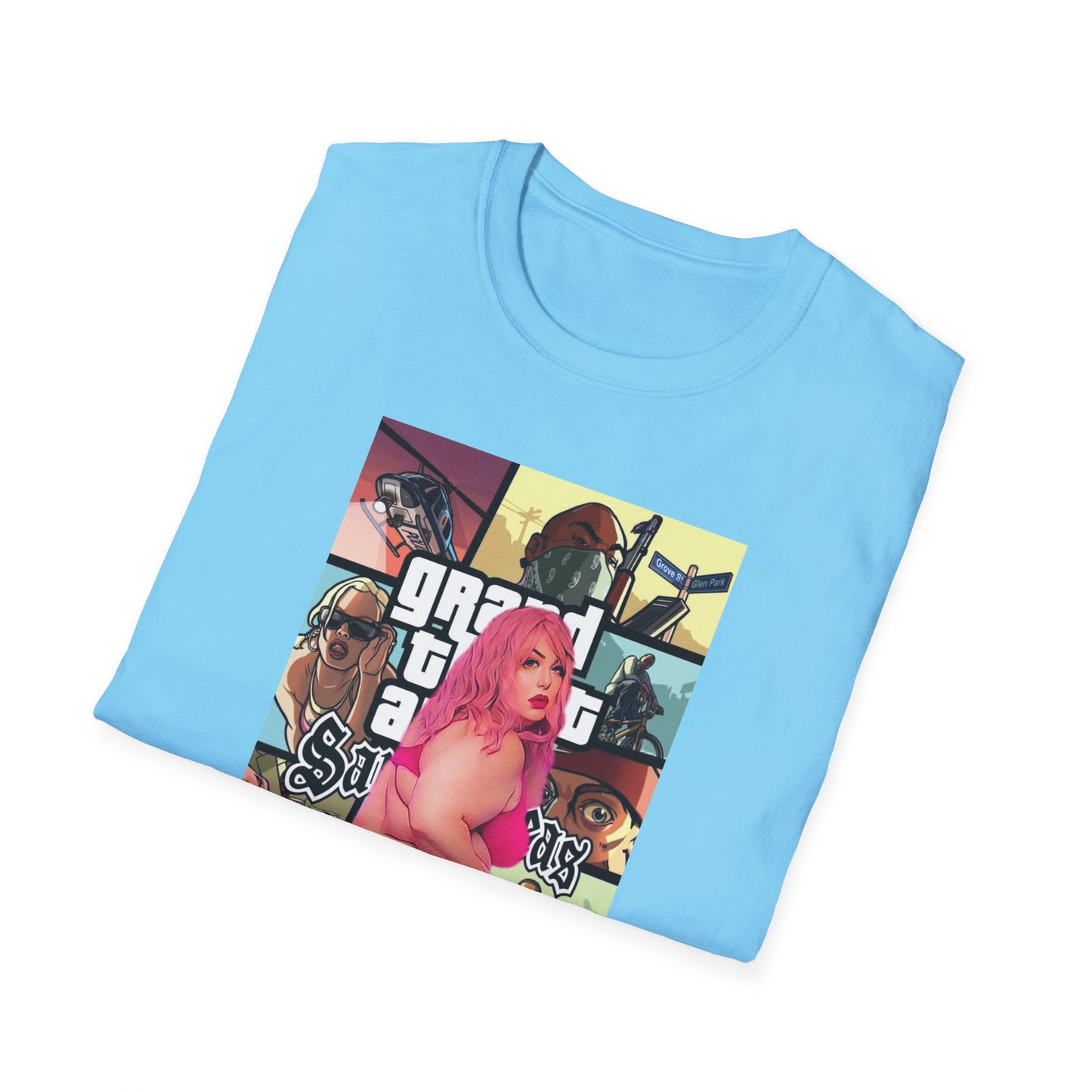 🚦 GTA Unisex Cotton Graphic T-Shirt — Street-Ready, Bold & Game-Iconic! 🚦