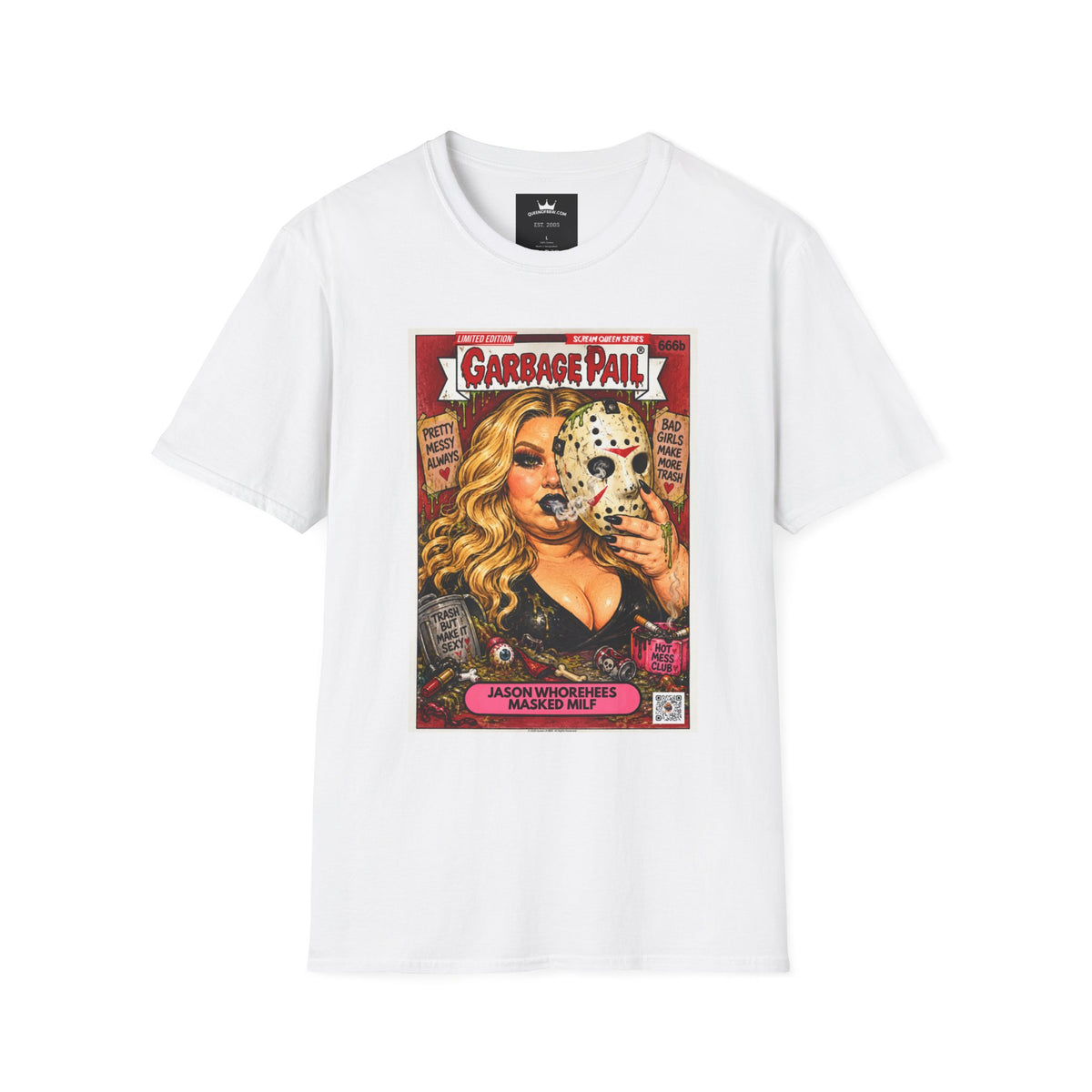 🏒 Jason Whorehees: Masked MILF | Scream Queen Slasher Series | Limited Edition Collector's Tee Camp Crystal Lake just got a whole lot THICKER, baby! 🏕️🔪