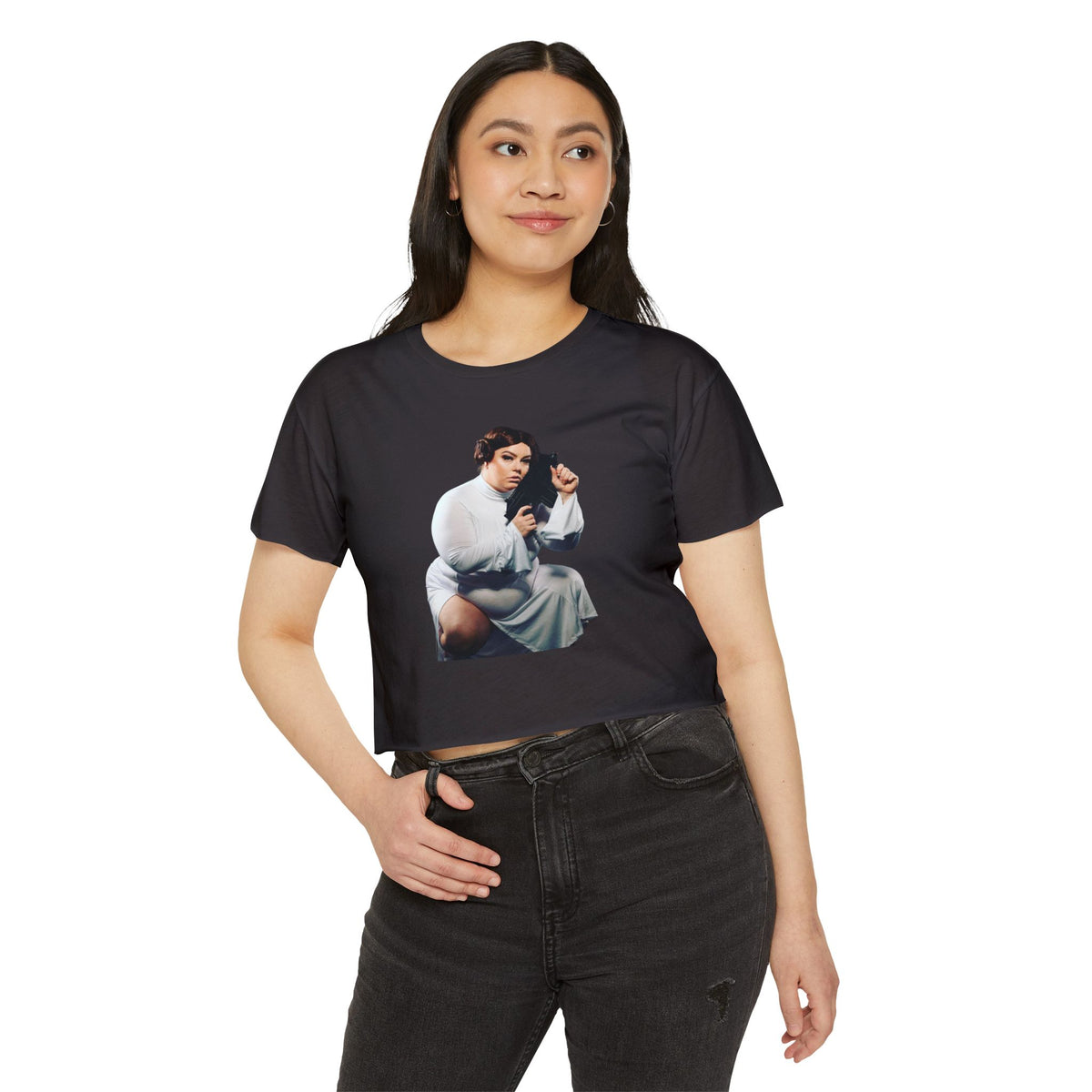 Princess Platinum Collector's Limited Edition Women's Festival Crop Top - Fun & Stylish Graphic Tee for Summer Events