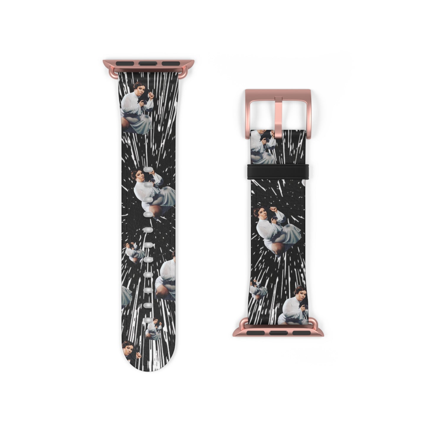 Artistic Watch Band - Unique Floral Design for Stylish Accessories