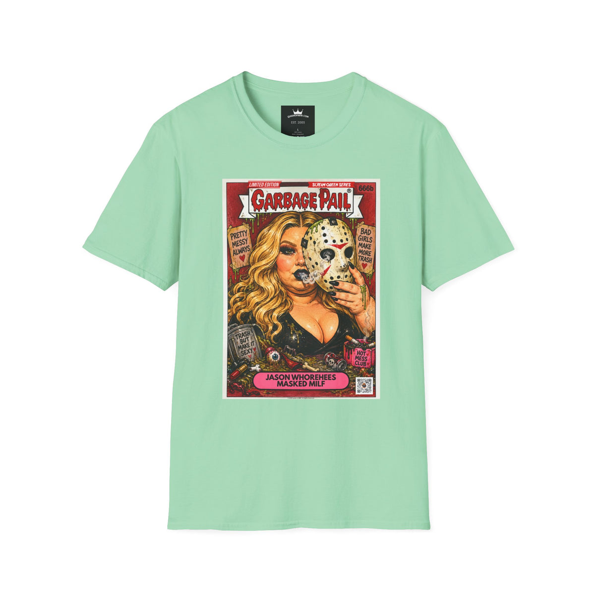 🏒 Jason Whorehees: Masked MILF | Scream Queen Slasher Series | Limited Edition Collector's Tee Camp Crystal Lake just got a whole lot THICKER, baby! 🏕️🔪