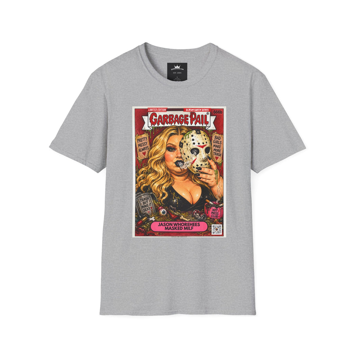 🏒 Jason Whorehees: Masked MILF | Scream Queen Slasher Series | Limited Edition Collector's Tee Camp Crystal Lake just got a whole lot THICKER, baby! 🏕️🔪