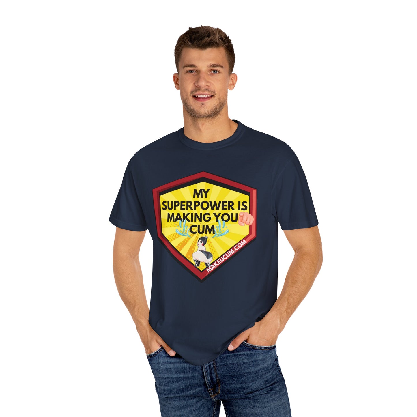 My Superpower is to Make You Cum Cotton Men's T-shirt