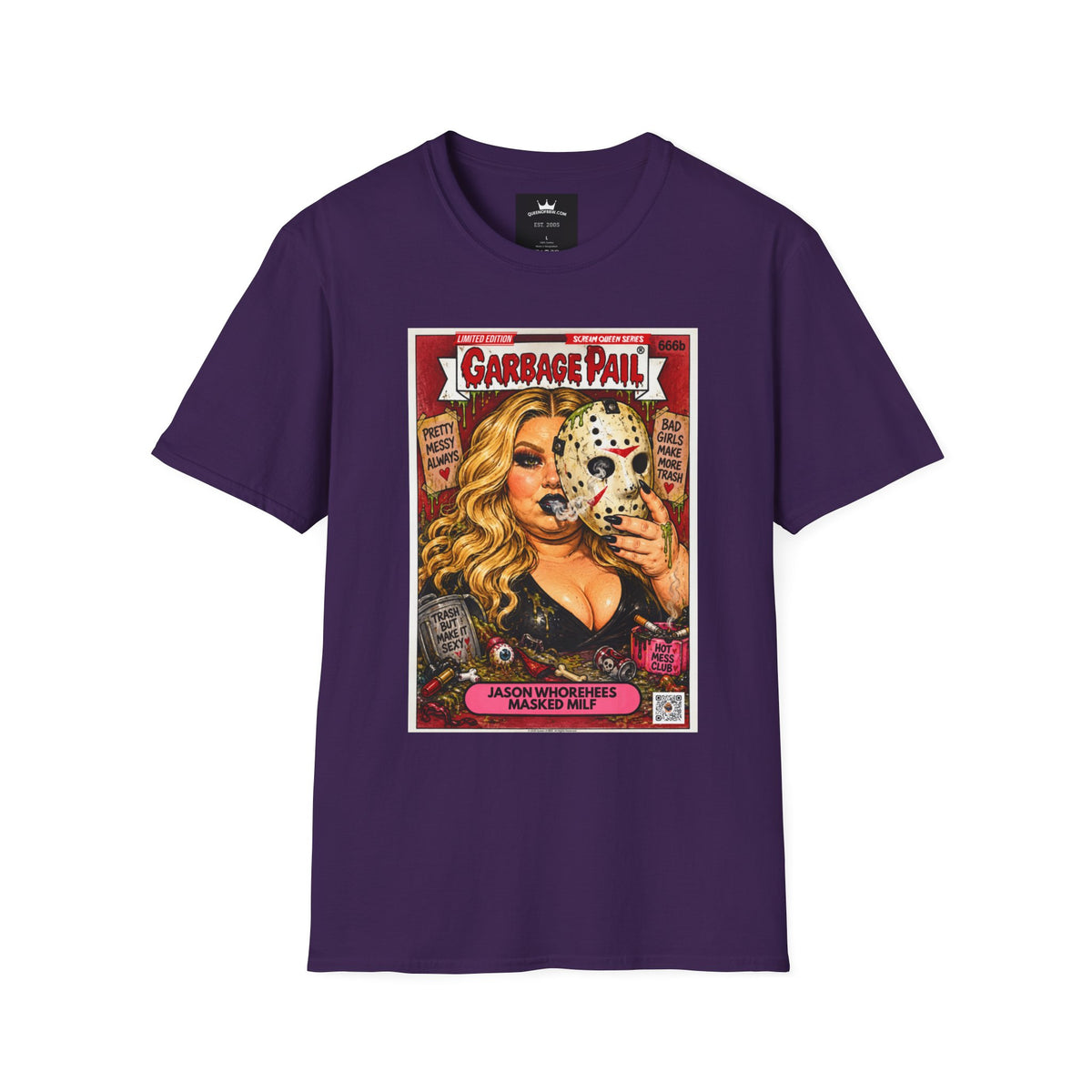 🏒 Jason Whorehees: Masked MILF | Scream Queen Slasher Series | Limited Edition Collector's Tee Camp Crystal Lake just got a whole lot THICKER, baby! 🏕️🔪