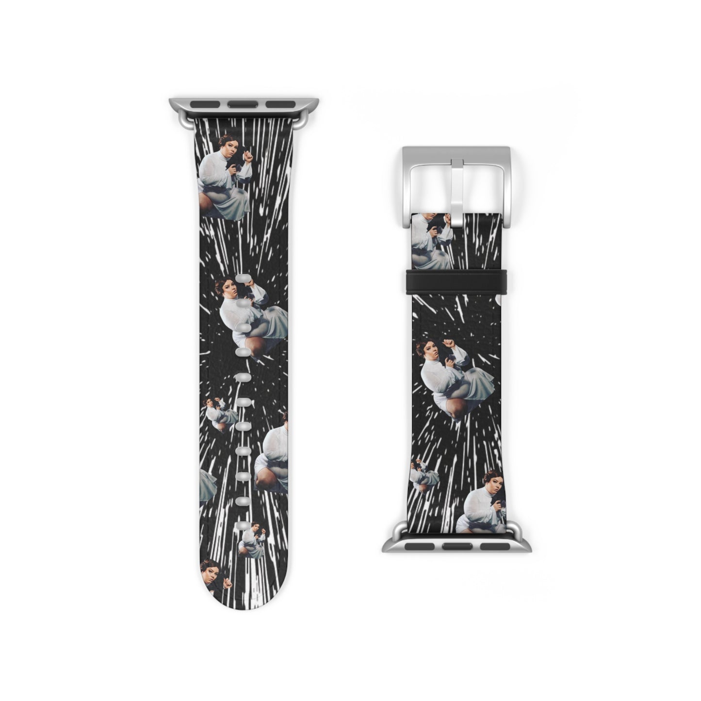 Artistic Watch Band - Unique Floral Design for Stylish Accessories