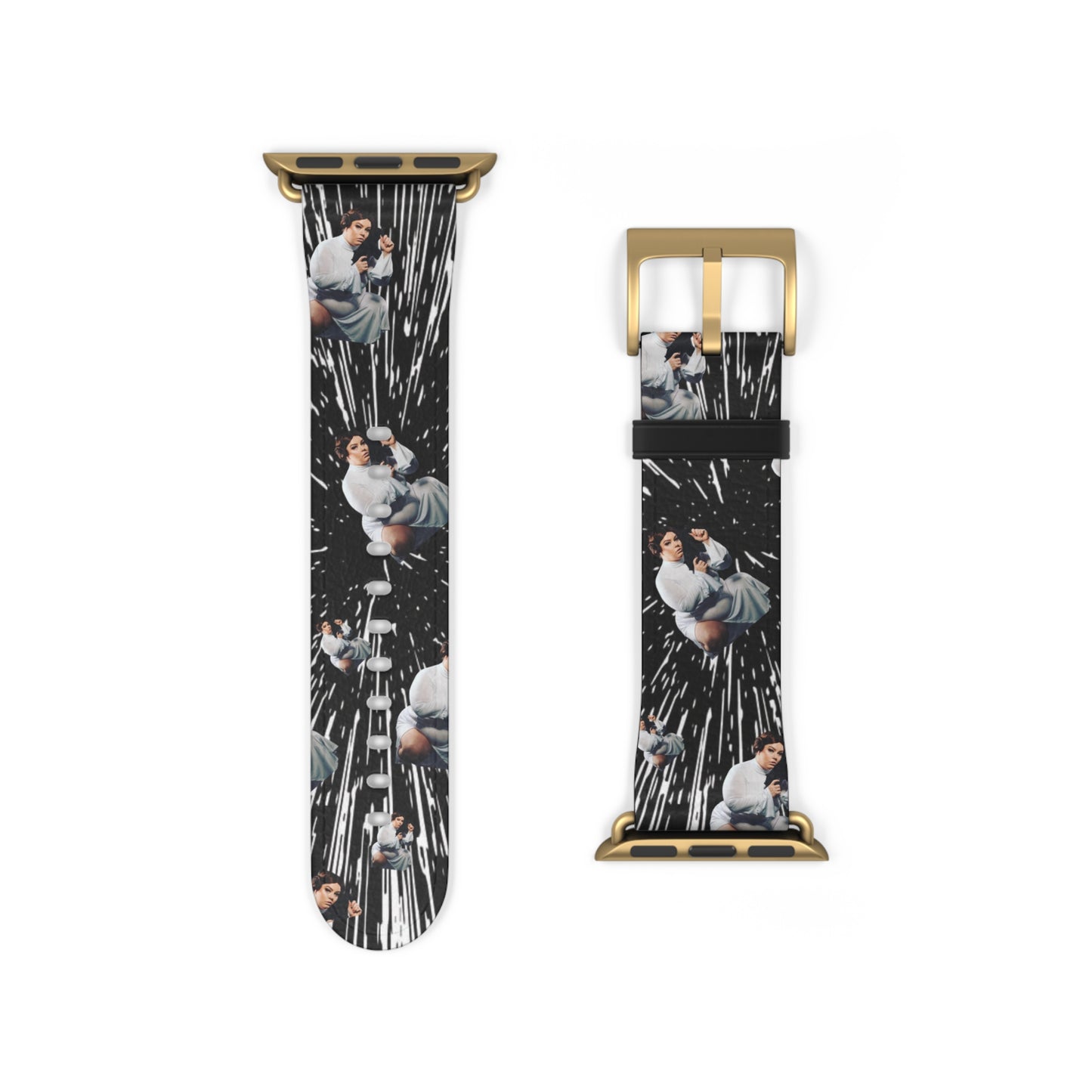 Artistic Watch Band - Unique Floral Design for Stylish Accessories