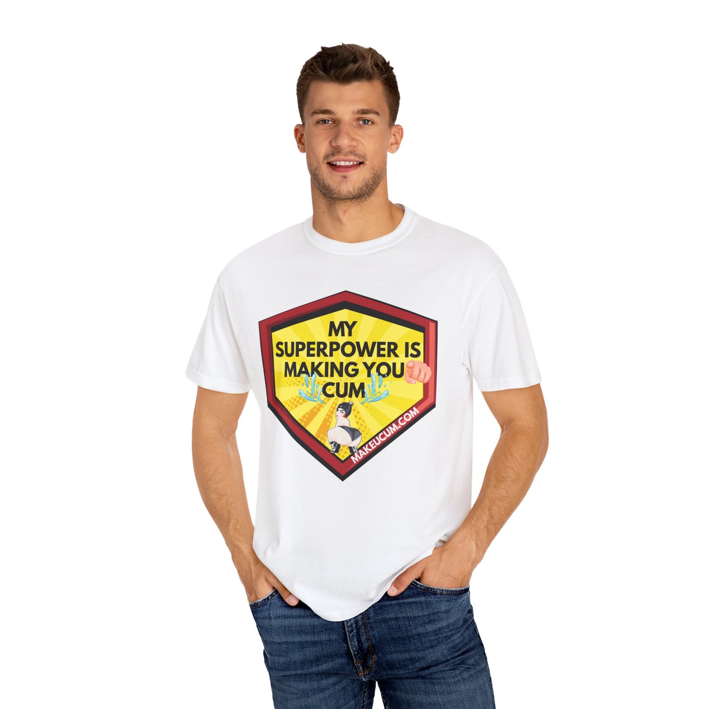 My Superpower is to Make You Cum Cotton Men's T-shirt