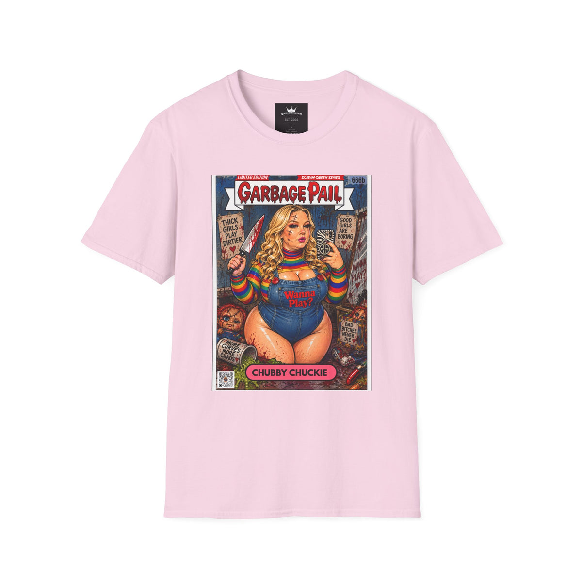 👑 Chubby Chuckie Slasher Garbage Pail Kollection Limited Edition Collector’s Cotton Unisex Graphic Tee