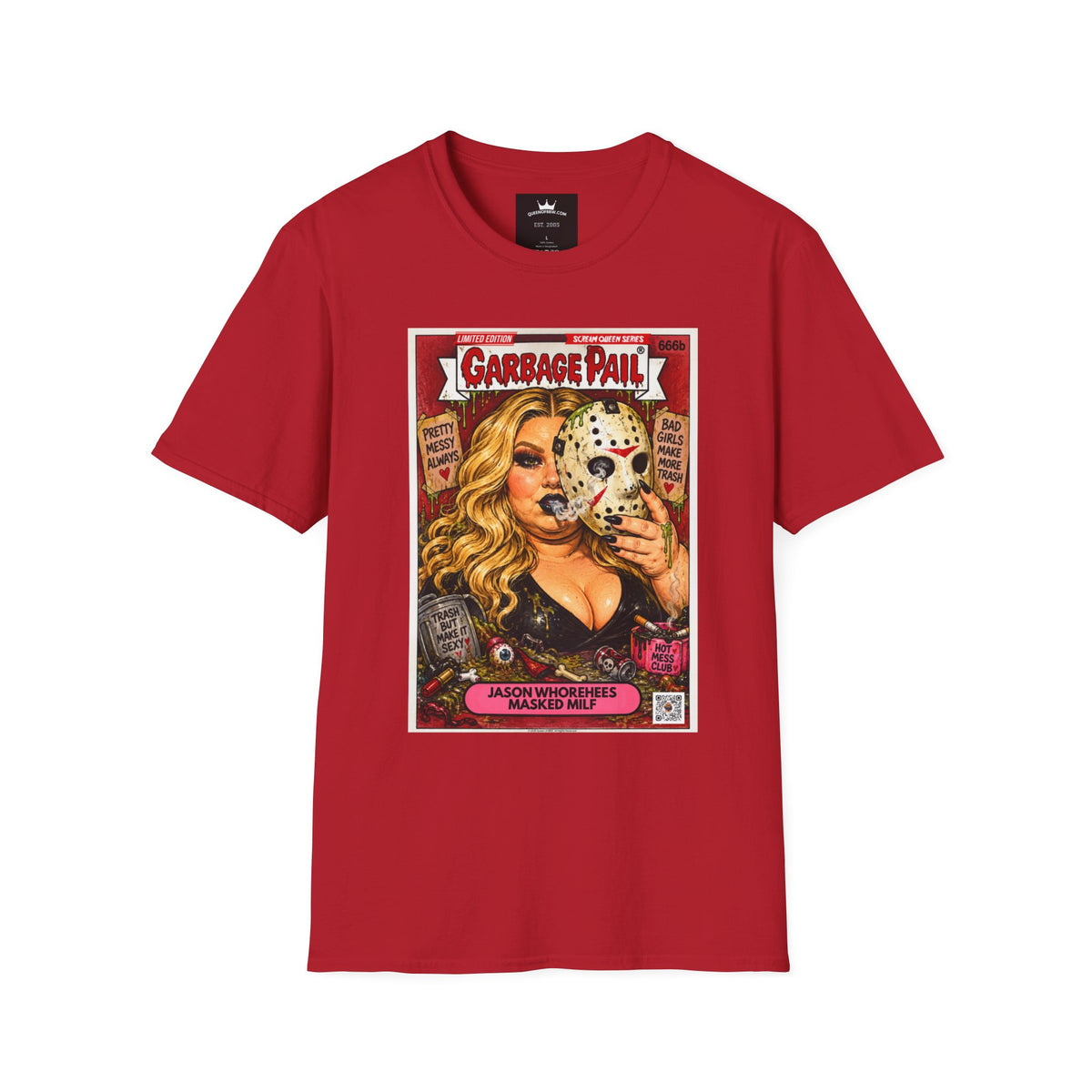 🏒 Jason Whorehees: Masked MILF | Scream Queen Slasher Series | Limited Edition Collector's Tee Camp Crystal Lake just got a whole lot THICKER, baby! 🏕️🔪