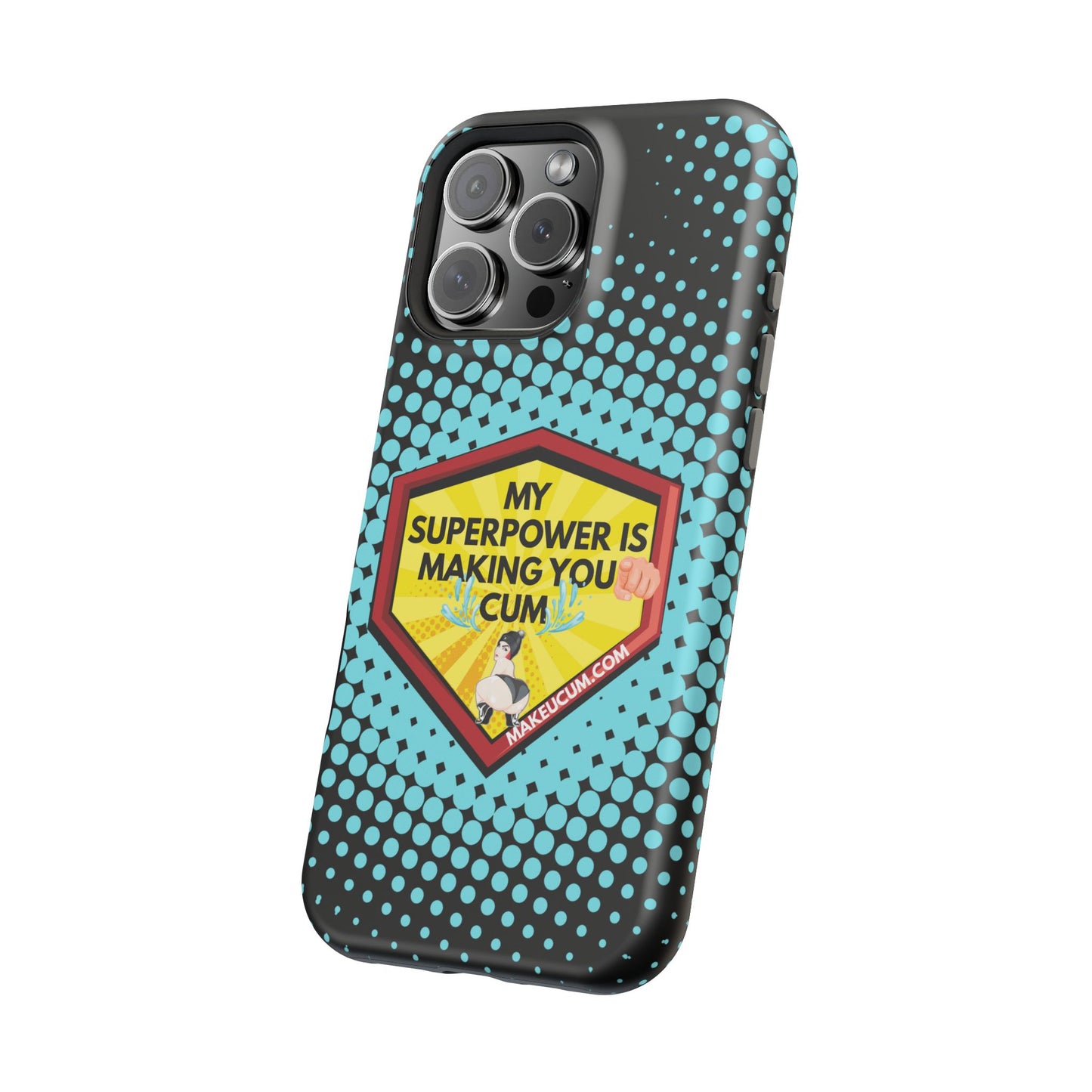 🔥 Spicy & Strong – Magnetic Superpower Adult-Themed Phone Case 💋📱