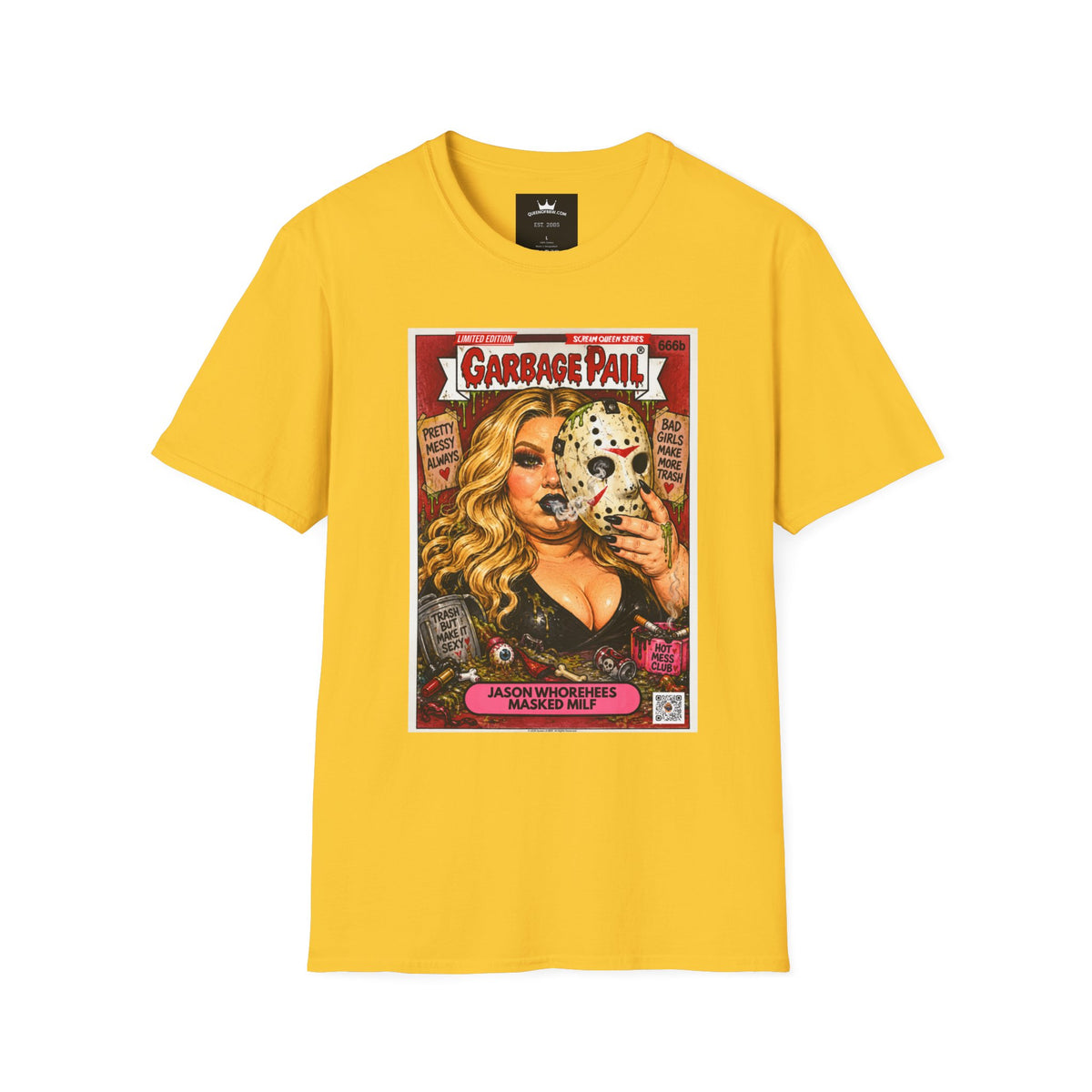 🏒 Jason Whorehees: Masked MILF | Scream Queen Slasher Series | Limited Edition Collector's Tee Camp Crystal Lake just got a whole lot THICKER, baby! 🏕️🔪