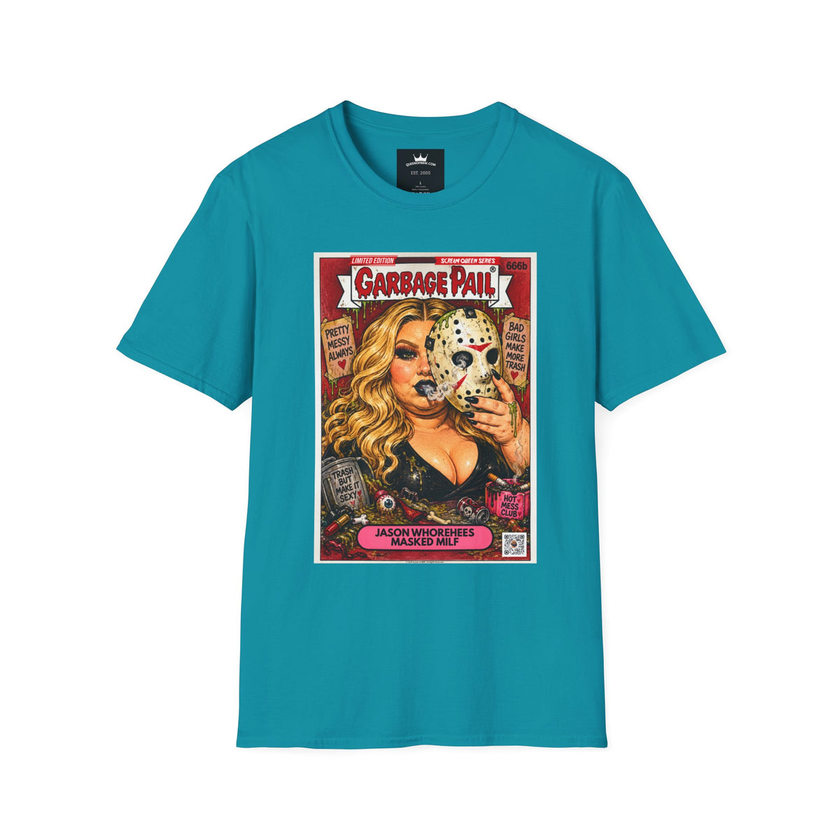 🏒 Jason Whorehees: Masked MILF | Scream Queen Slasher Series | Limited Edition Collector's Tee Camp Crystal Lake just got a whole lot THICKER, baby! 🏕️🔪