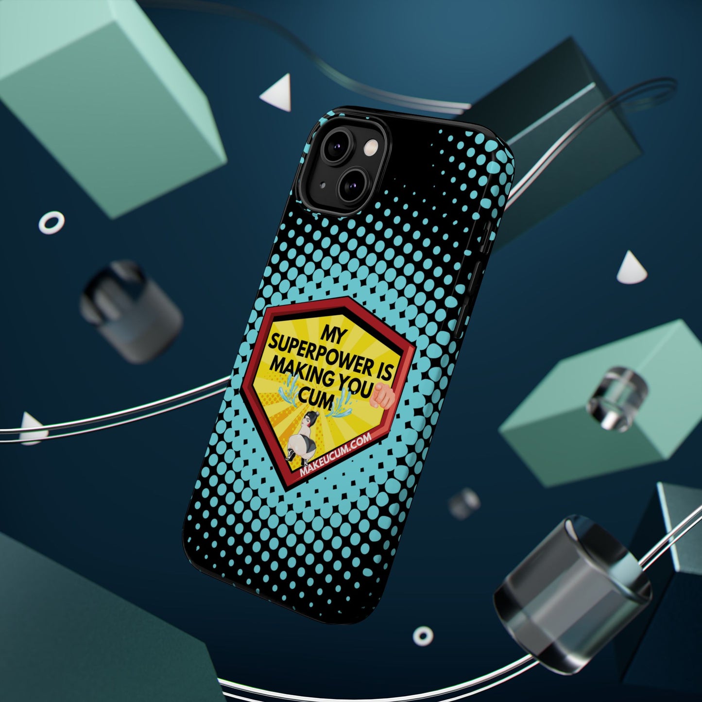🔥 Spicy & Strong – Magnetic Superpower Adult-Themed Phone Case 💋📱