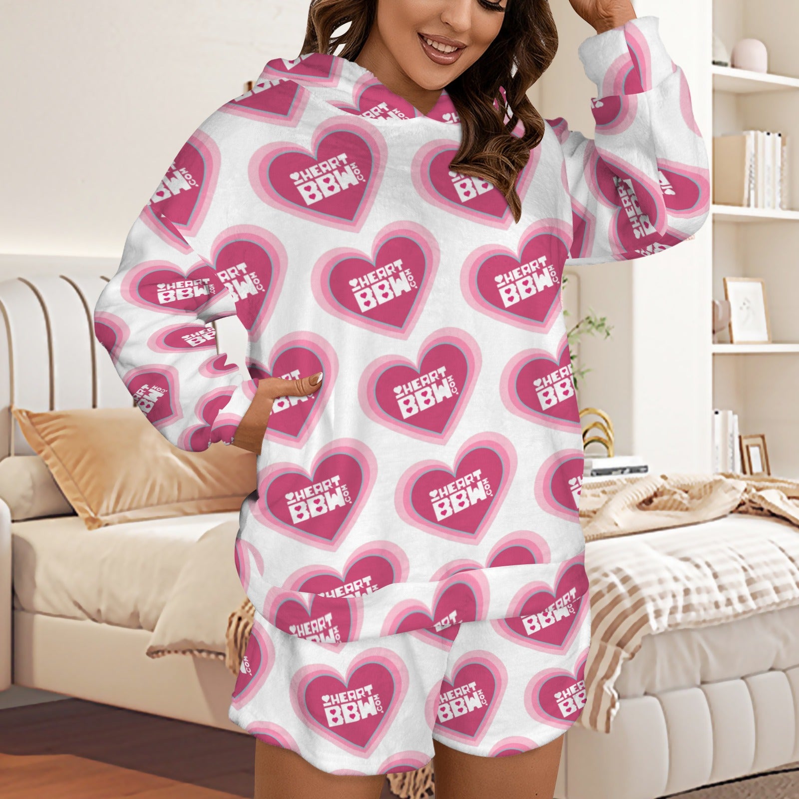 HeartBBw PJ Short Set