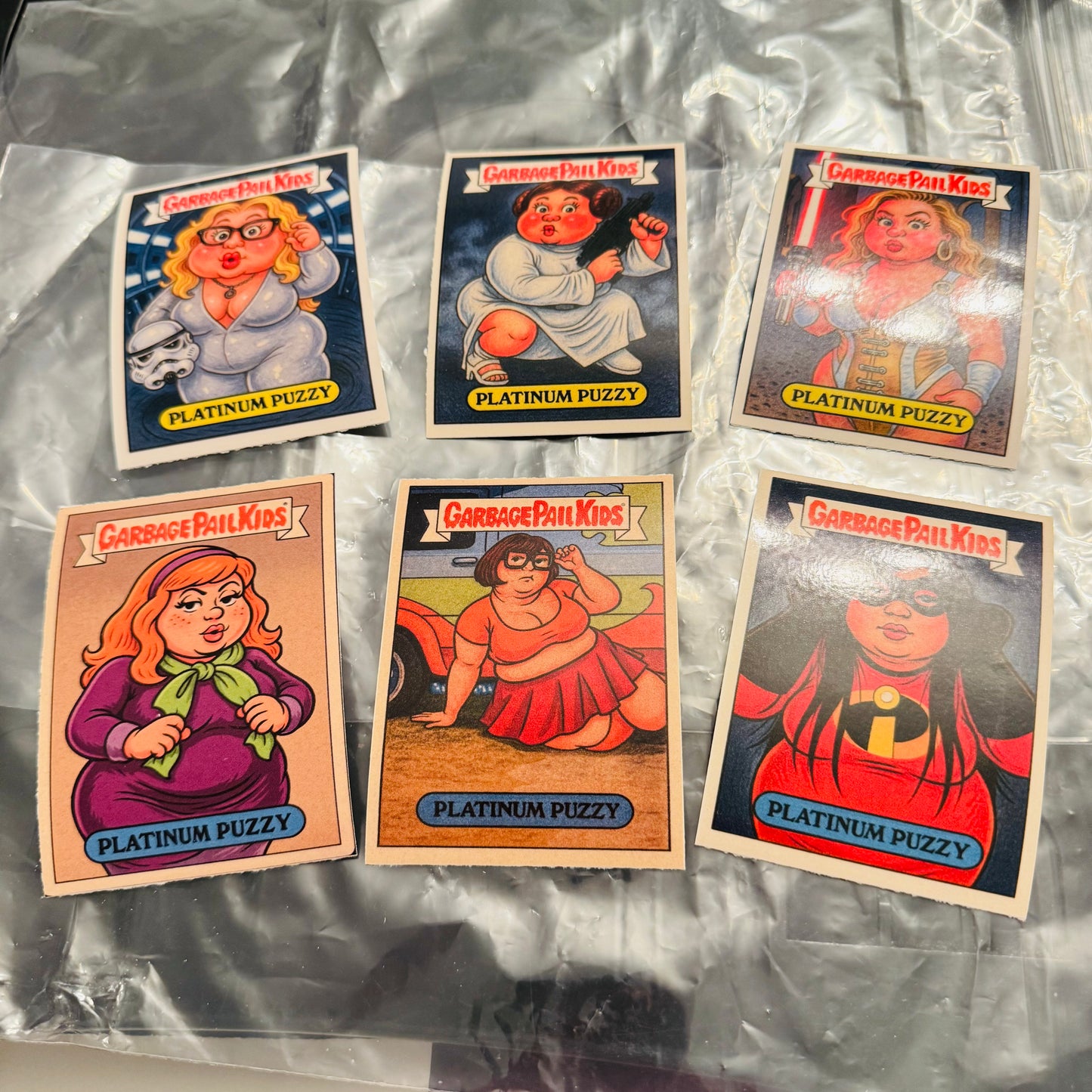 GPK Sticker Set of 6 Limited Edition Nostalgic Collectors Set 🧃💥