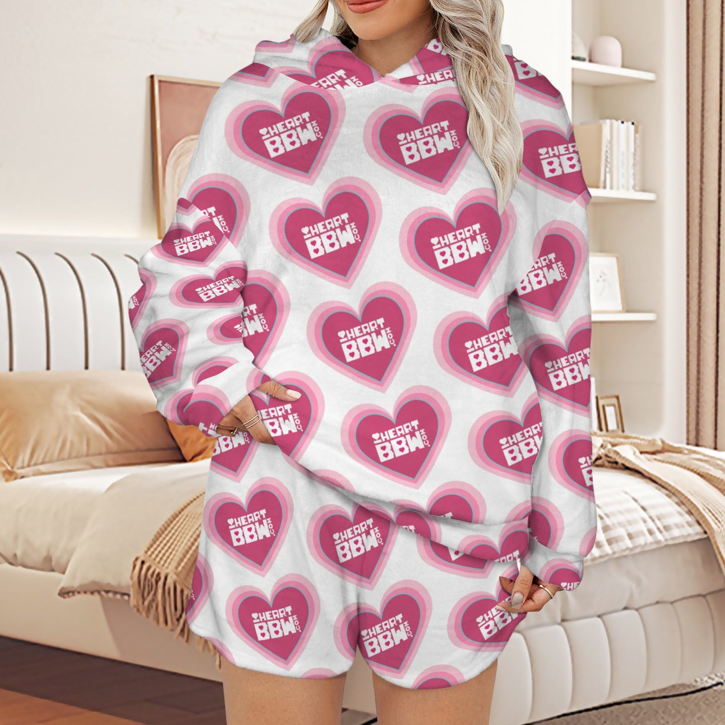 HeartBBw PJ Short Set
